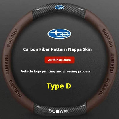 Subaru Steering Wheel Cover - Type D Brown