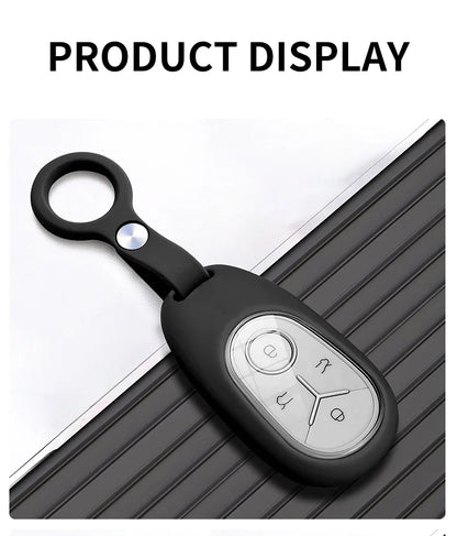 Geely EX2 Proton e.MAS 5 liquid silicone key cover - soft touch texture