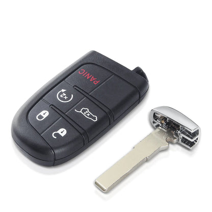 Jeep & Dodge Remote Key Shell — 2 to 5 Button, CY24 / SIP22 - 4 With Plus SIP22