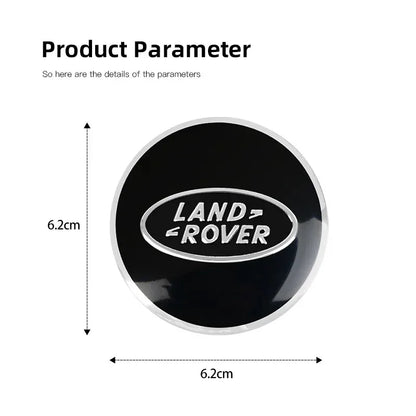 4Pcs 62MM Land Rover Wheel Center Caps