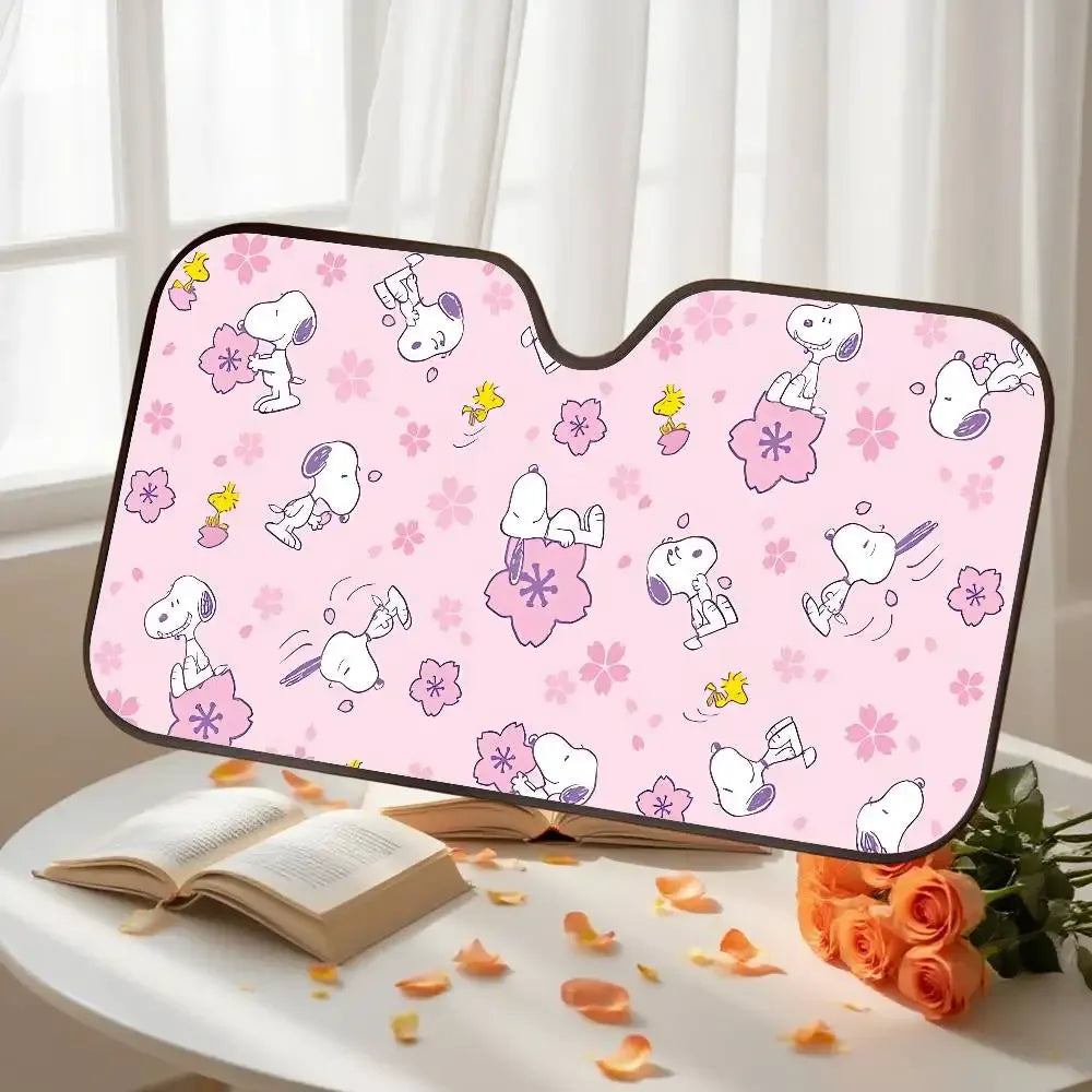 Snoopy Car Windshield Sunshade Cover Visor - F