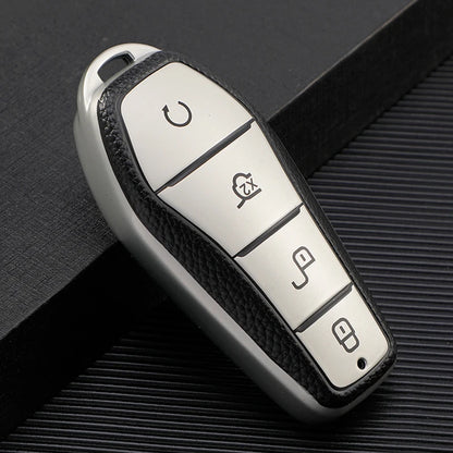 BYD Atto 3 Han EV Dolphin TPU Key Case Cover - 4 Button Protection