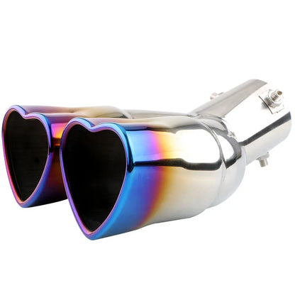 63mm Stainless Steel Exhaust Tip with Colorful Muffler Finish