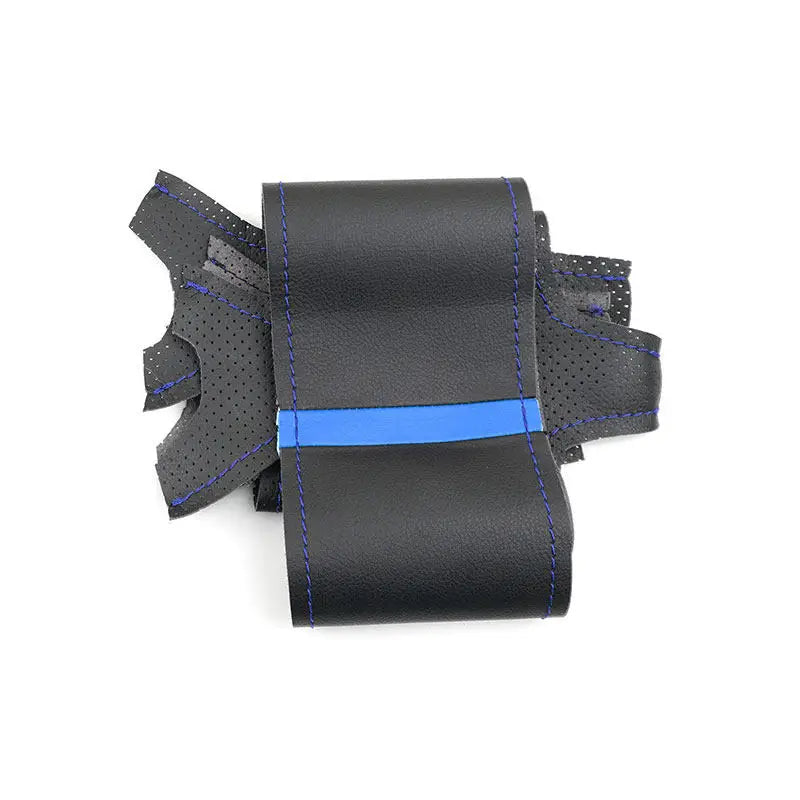 RAM Microfibre Steering Wheel Cover - Blue Line-Blue Strip