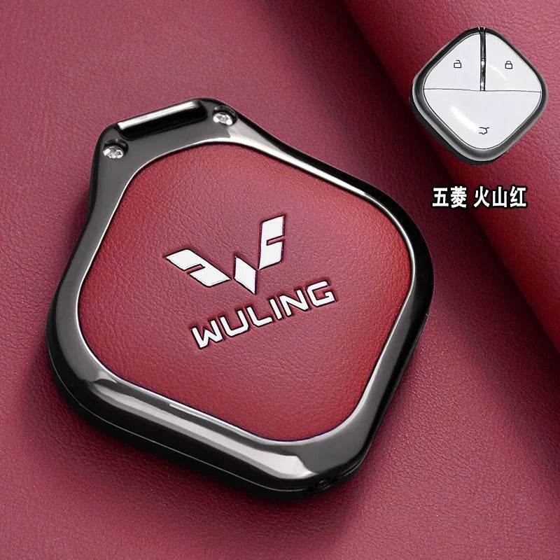 Wuling Zinc Alloy Key Case - Style 5-Red-1PC / for Wuling