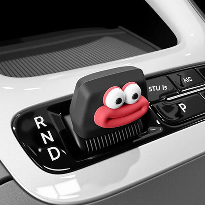 Geely EX2 / Proton e.MAS 5 Silicone Gear Shift Cover - Geely star wish - obsidian black [red - sausage mouth] gear shift c…