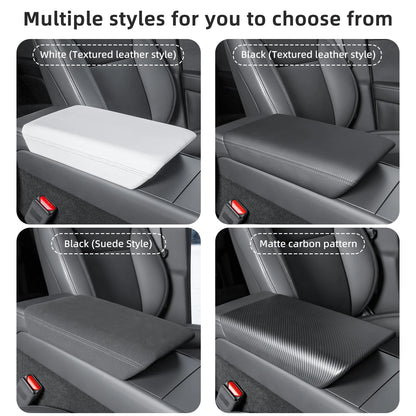 Armrest Box Cover for Tesla Model Y Juniper & Model 3 Highland – Soft Anti-Scratch Case