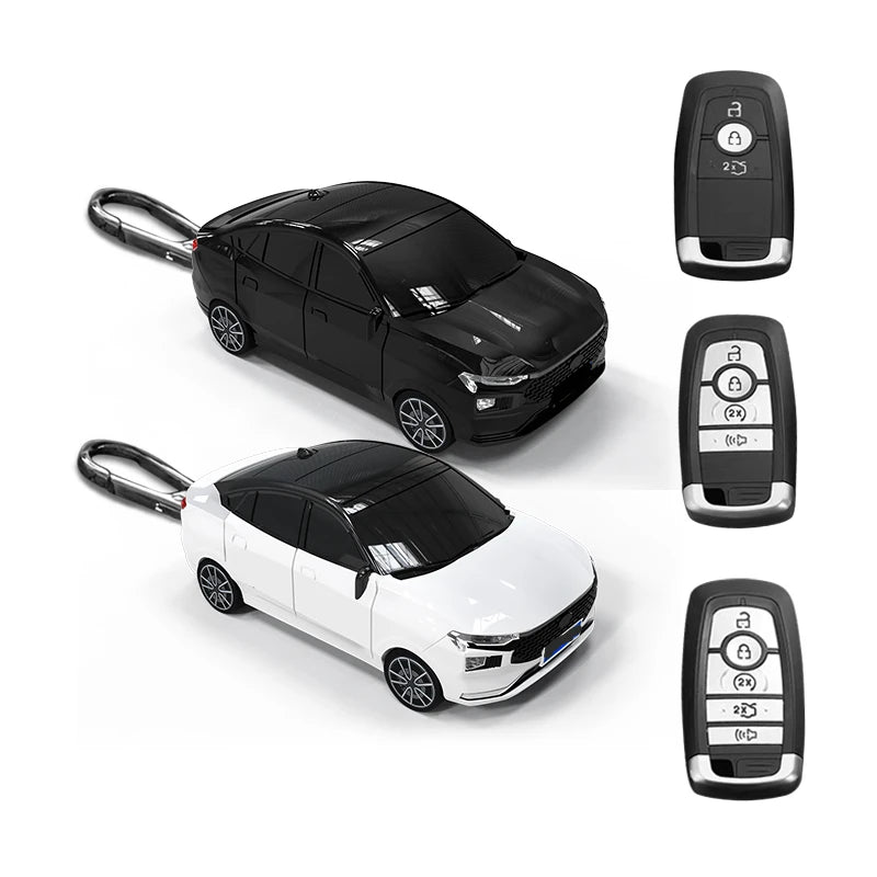 Ford Car-Shaped Key Fob Cover – Mustang, Focus, F-150 & More