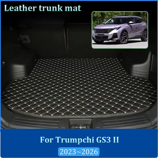 Leather Car Trunk Mat Trumpchi GS3 II GAC Emzoom MK2 2023-2026