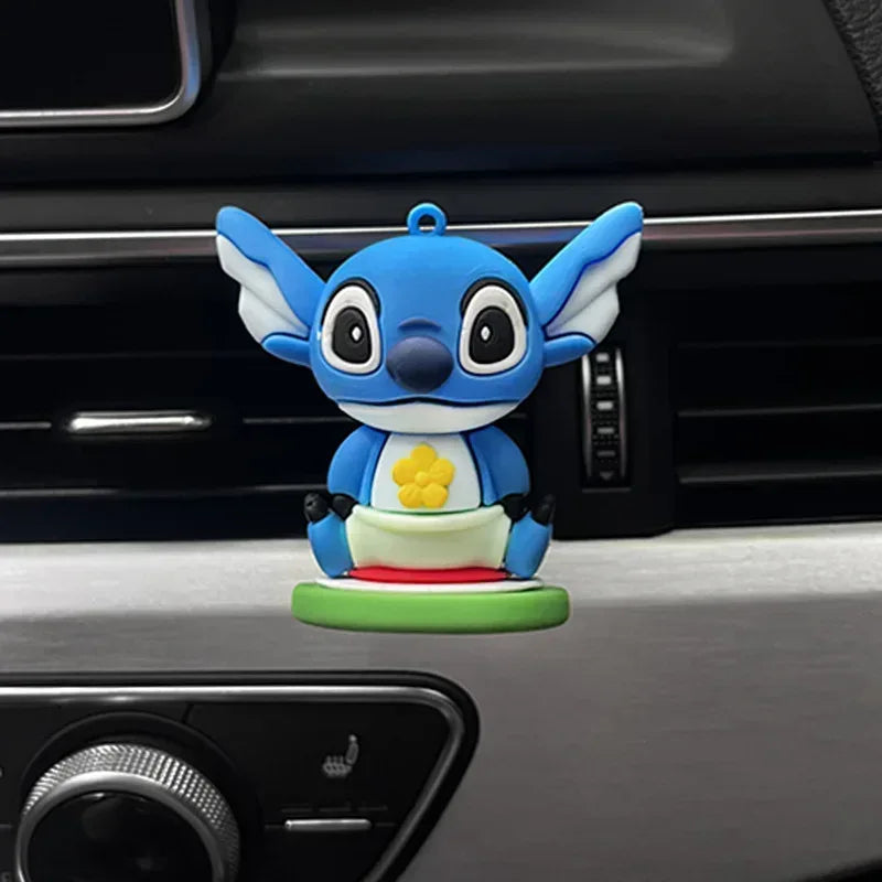 Disney Stitch Car Air Freshener Vent Clip - Anime Figure Ornament - B