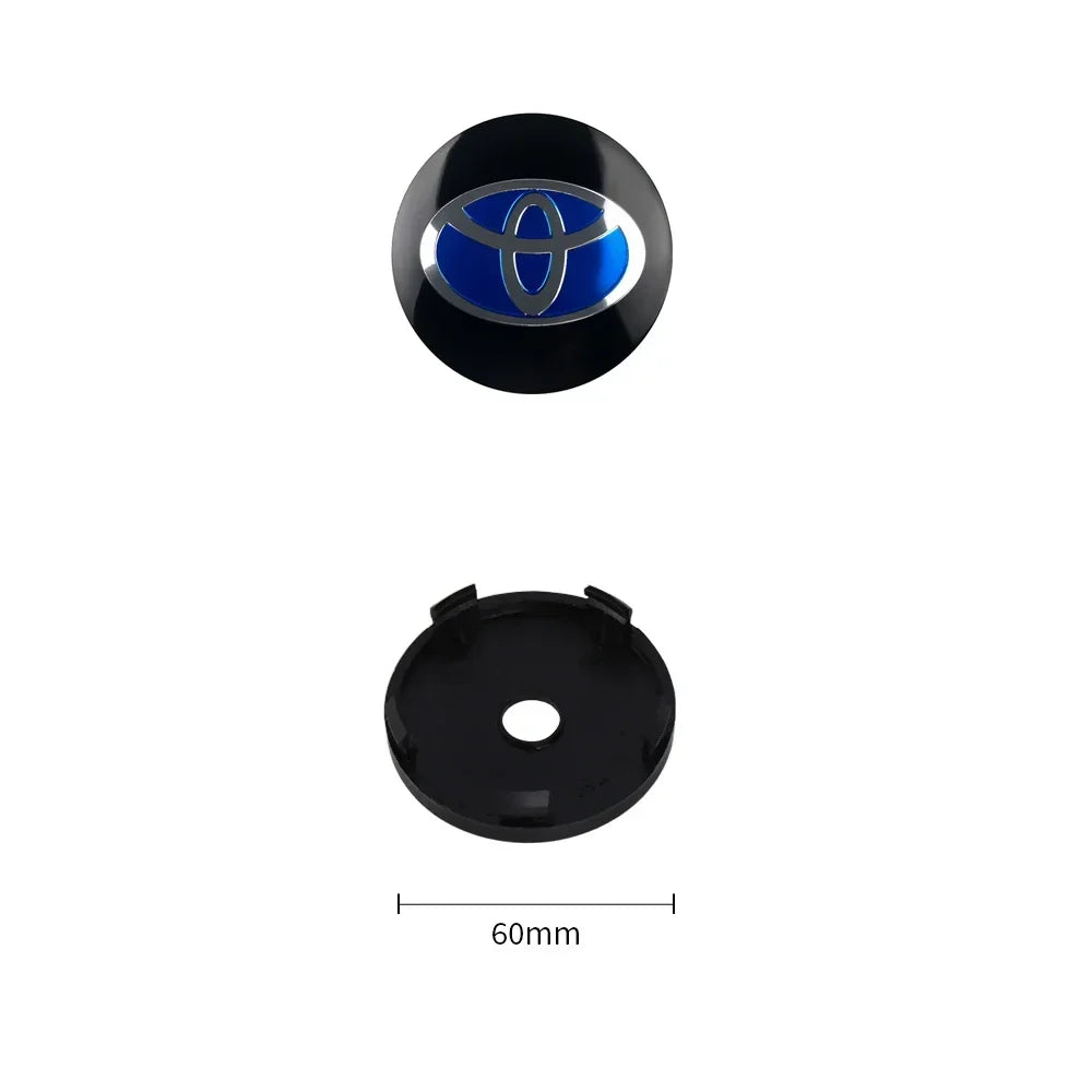 4Pcs 60MM Toyota Wheel Center Hub Caps