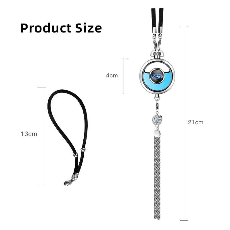 Ford Metal Lace Car Air Freshener Pendant