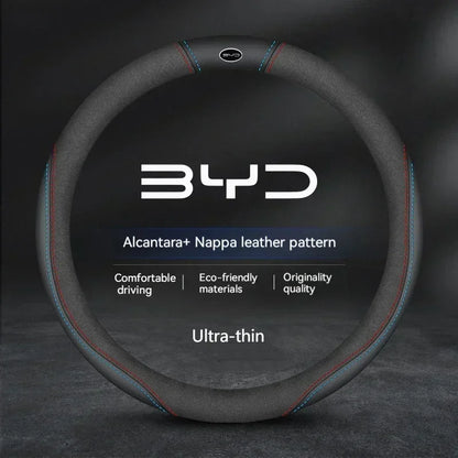 BYD Suede Anti-Slip Steering Wheel Cover