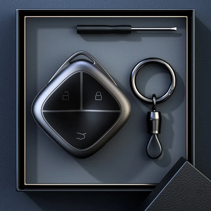 Wuling Soft TPU Key Case - grey keyring