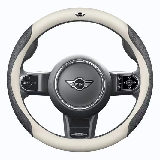 Mini Cooper Carbon Fiber Steering Wheel Cover