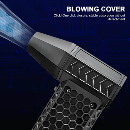 Turbo Jet Mini Air Blower – Handheld Dust Blower with Storage Bag - 