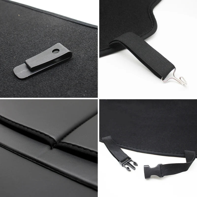 VW Car Seat Back Protector Anti-Kick Mat Storage Bag Golf Tiguan