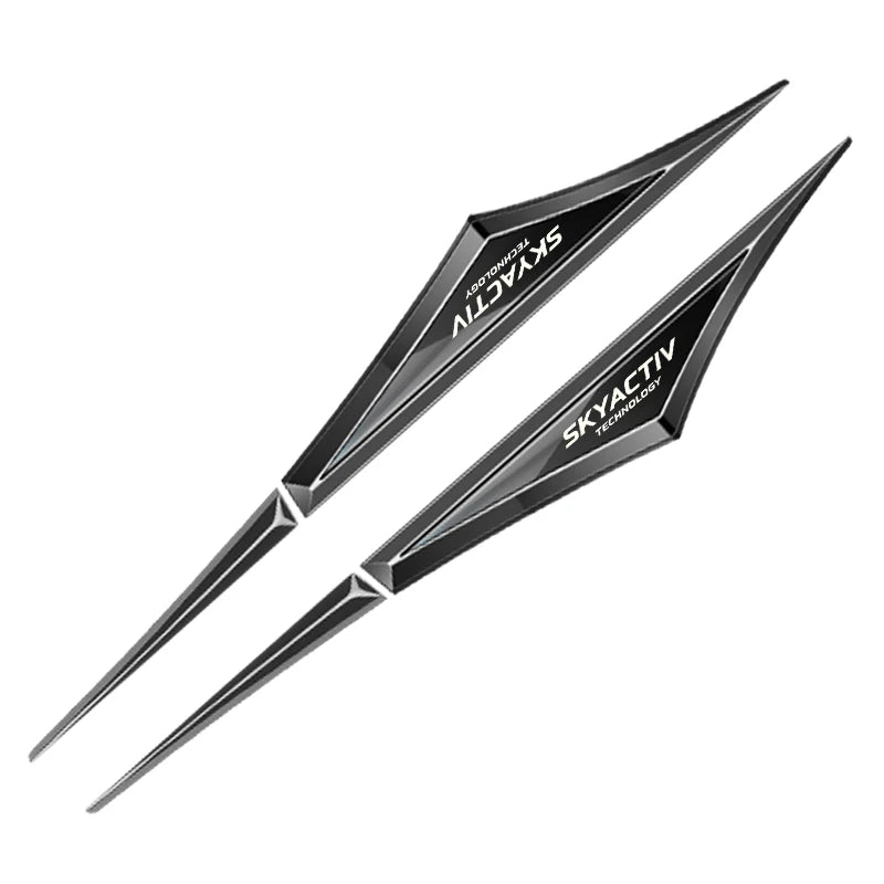 Mazda 3D Alloy Car Stickers – 2-Piece Decorative Emblem Set