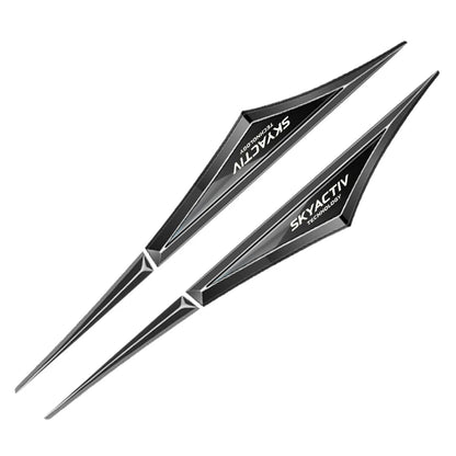 Mazda 3D Alloy Car Stickers – 2-Piece Decorative Emblem Set
