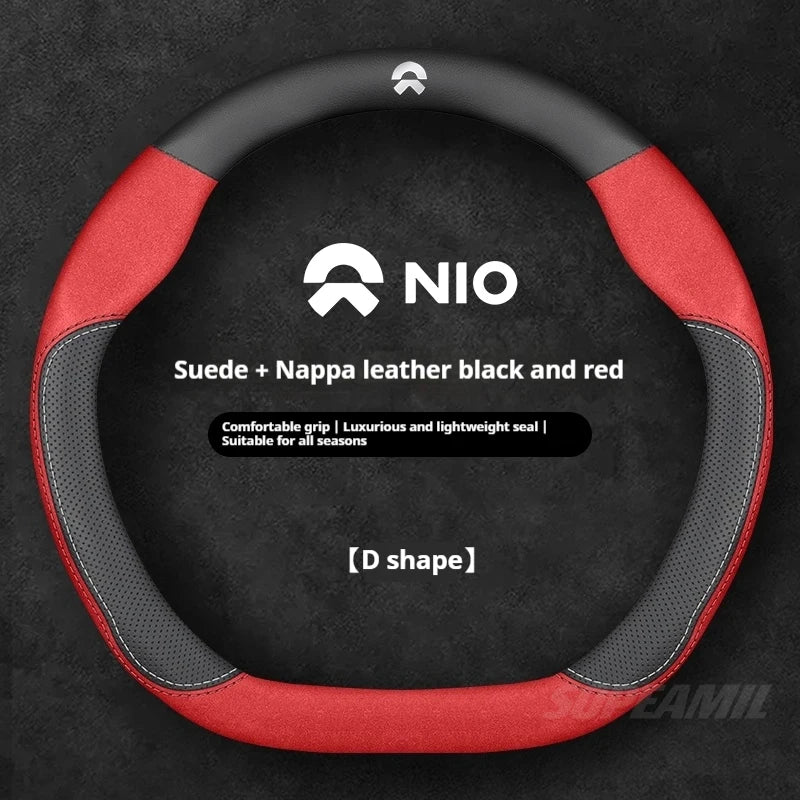 NIO Microfibre Suede Steering Wheel Cover