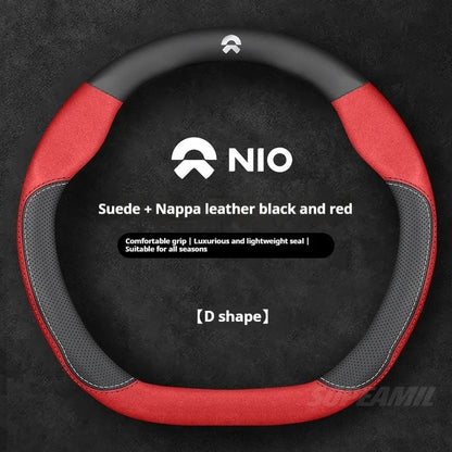 NIO Microfibre Suede Steering Wheel Cover
