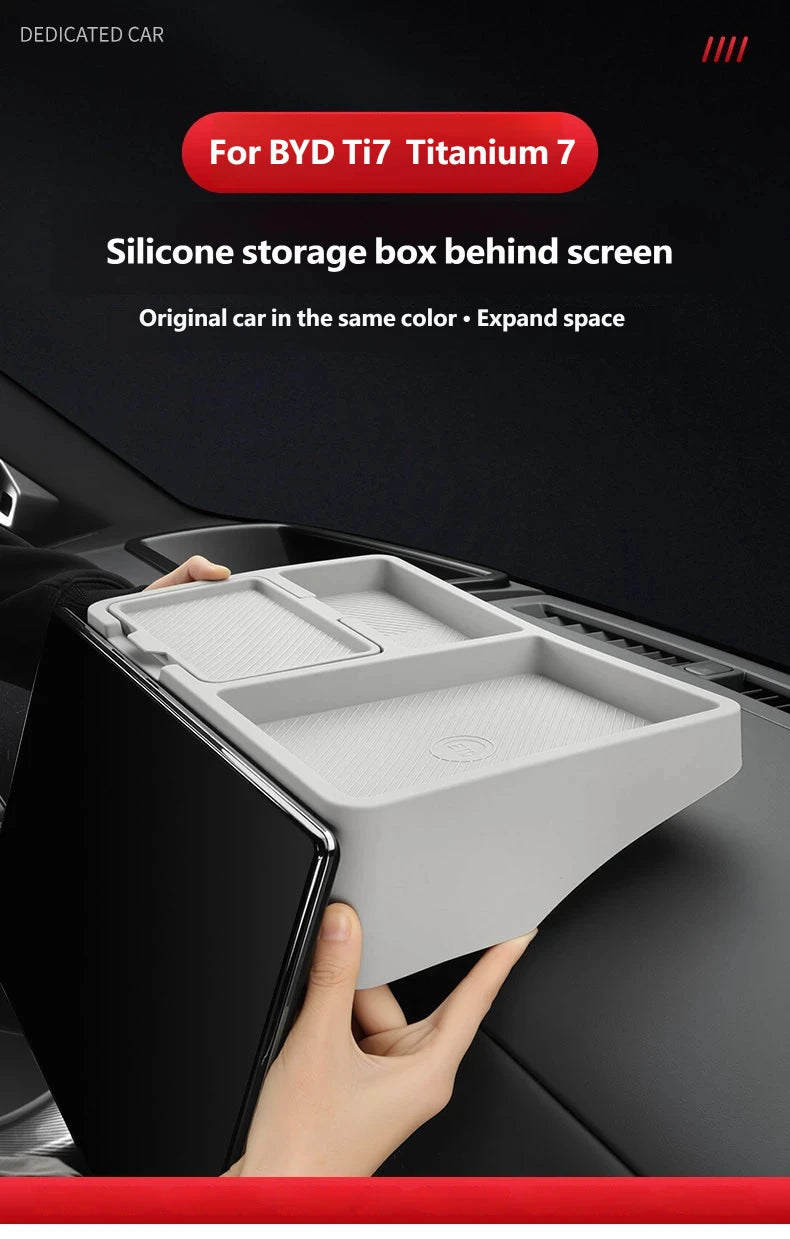 BYD Ti7 Behind-Screen Dashboard Storage Box