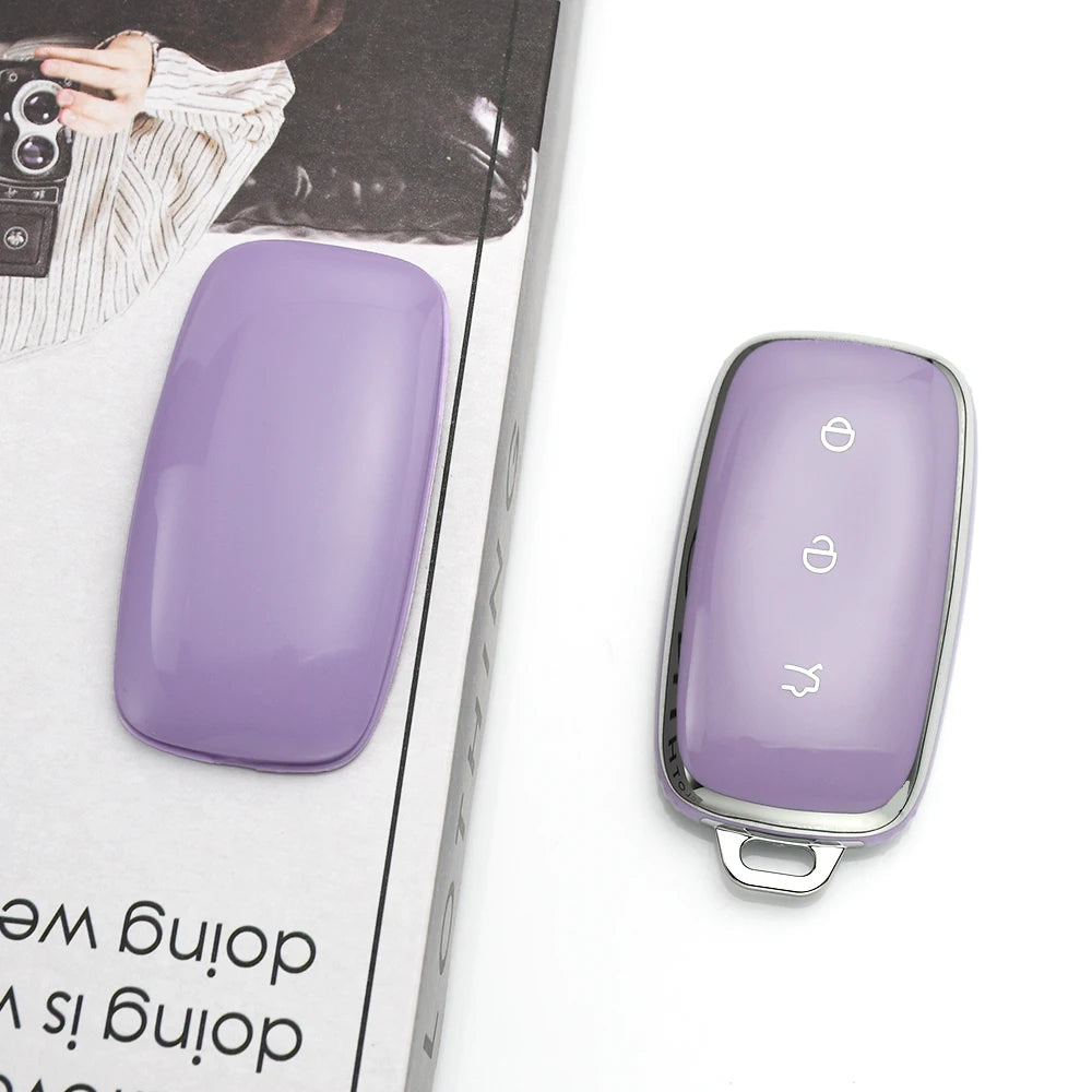 TPU Car Key Case Shell Fob Cover For Geely Galaxy EX5 E5 Proton