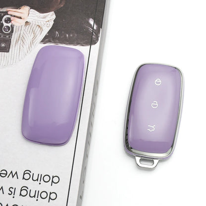 TPU Car Key Case Shell Fob Cover For Geely Galaxy EX5 E5 Proton