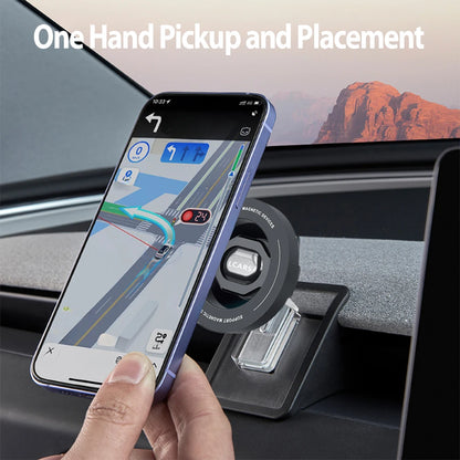 Magnetic Phone Mount for Tesla Model 3 Highland & Model Y 2024–2025 Anti-Vibration
