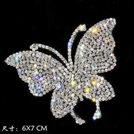Bling Diamond Crystal Car Stickers Anti-Scratch Rhinestone Decals