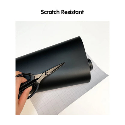 Matte Black Vinyl Car Wrap Stickers Waterproof Body Film Decals