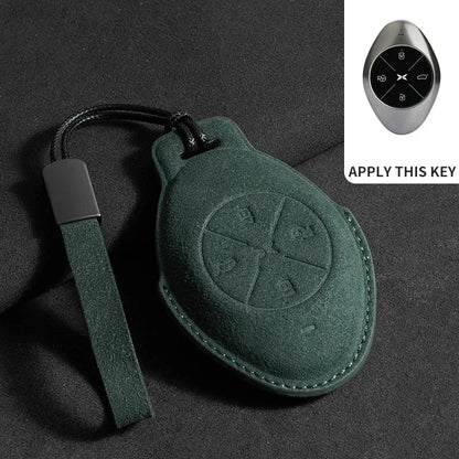 XPeng Suede Key Case - Green A2