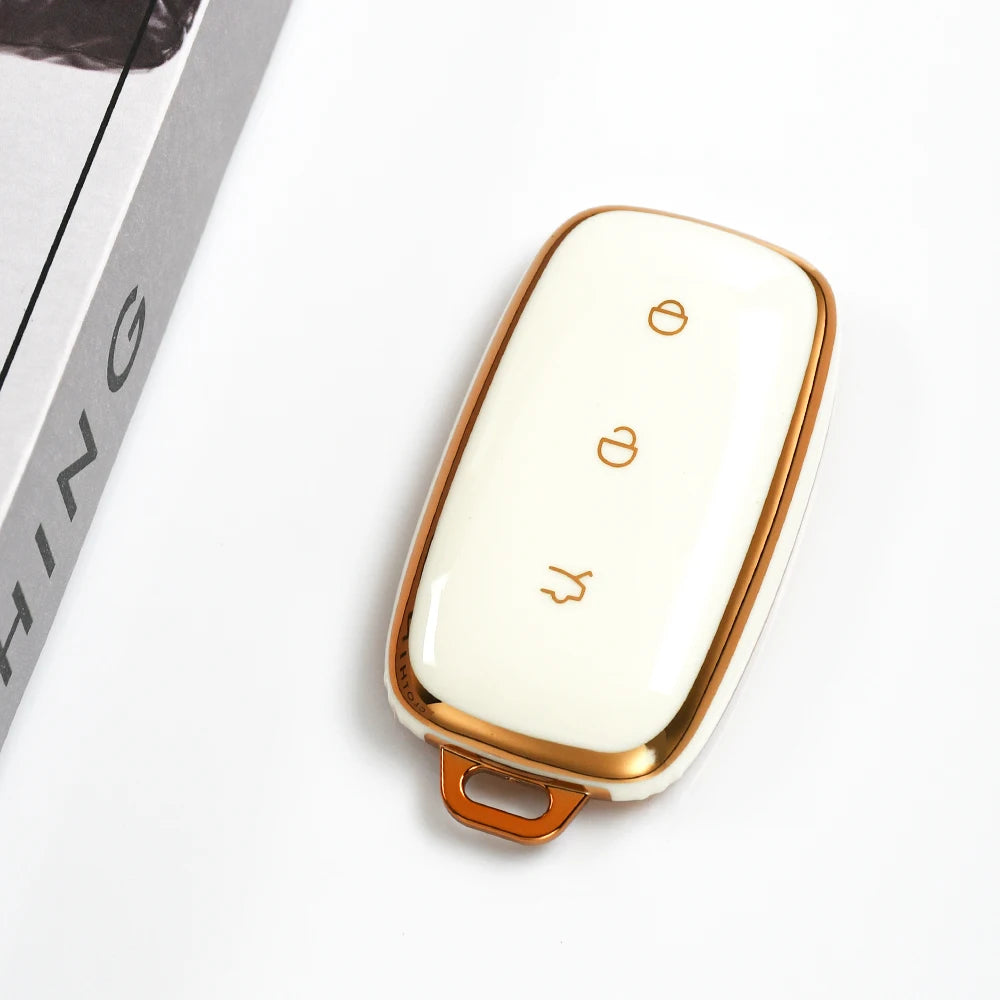 TPU Car Key Case Shell Fob Cover For Geely Galaxy EX5 E5 Proton