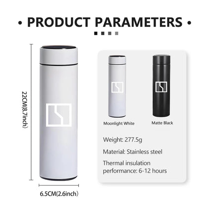 Stainless Steel Car Thermos Bottle with Temperature Display Zeekr 001 009 007