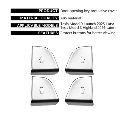 Tesla Model 3 and Model Y Door Lock Button Cover - Model Y Launch
