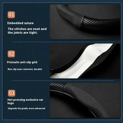 Napa Leather Universal Steering Wheel Cover