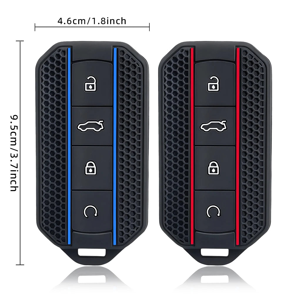Premium Silicone Key Case Cover for Chery Jaecoo J5 2025 2026