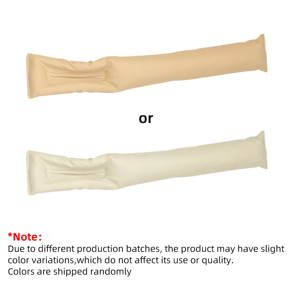 Car Seat Gap Filler – Soft Leather-Style Seat Crevice Organizer