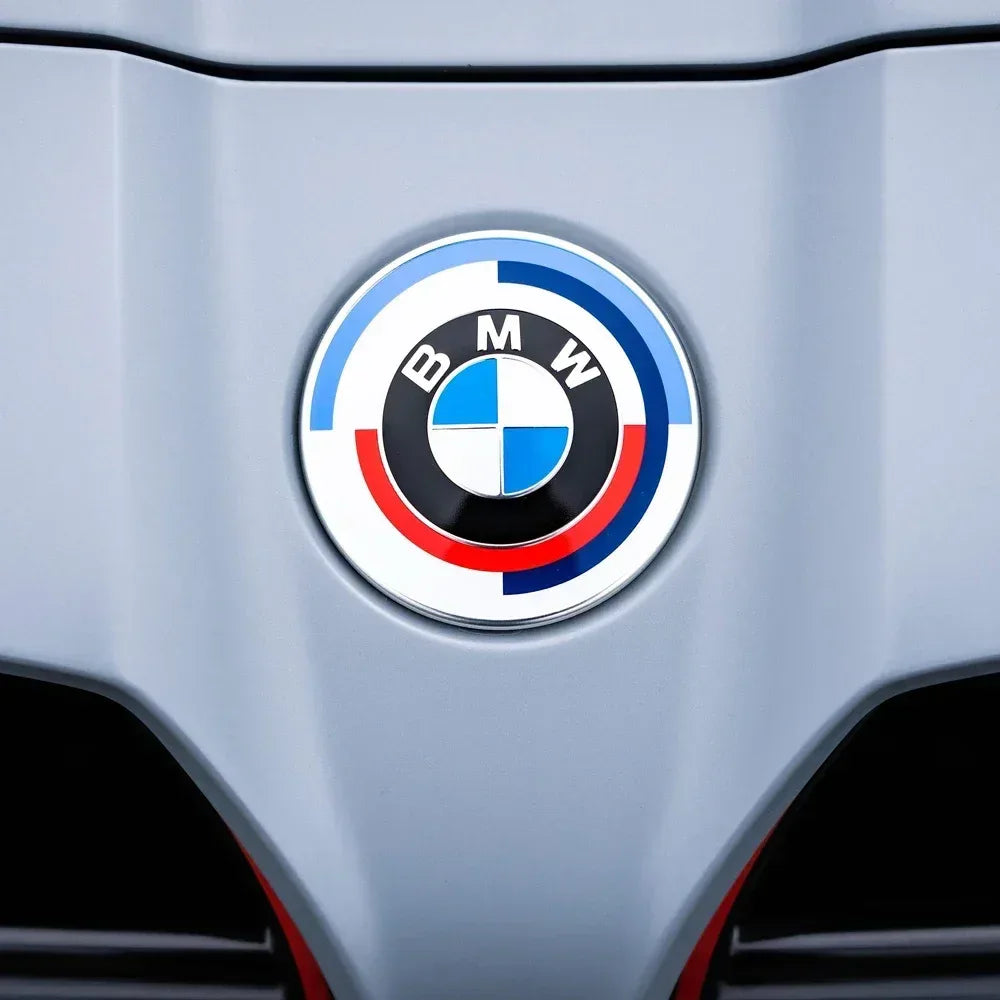 BMW Car Emblem Badge Hood & Trunk Logo 82mm / 74mm - Blue and White / 1pc 74mm