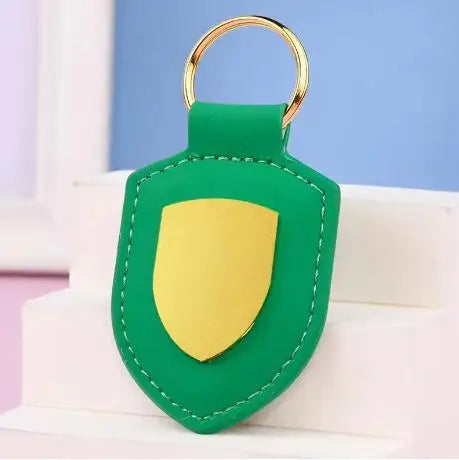 Shield Leather Keychain Metal Logo GTS 986 997 958 918 970 981 996 991