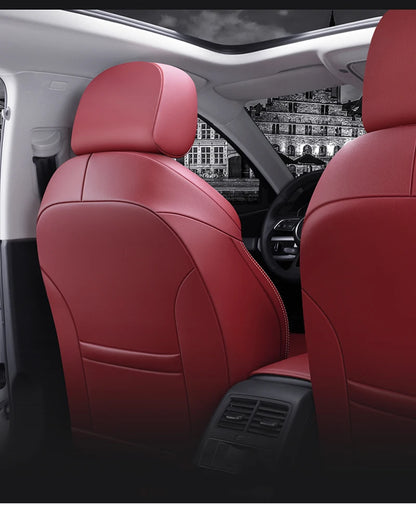 Custom-Fit Leather Car Seat Covers for Audi A3, A4, A6, Q3, Q5, Q7, A7 & TT – Full 5-Seat Set
