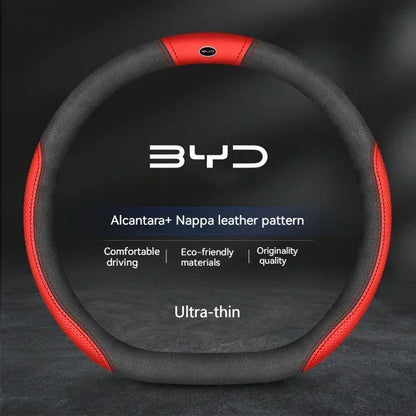 BYD Suede Anti-Slip Steering Wheel Cover