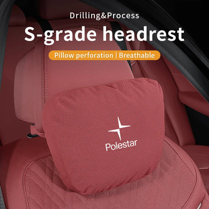 Polestar Car Headrest Neck & Lumbar Support Cushion