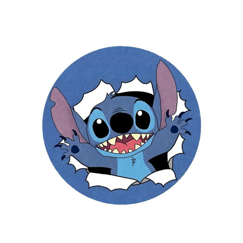 Stitch 3D Anti-Slip Car Cup Holder Coaster Cartoon Auto Interior