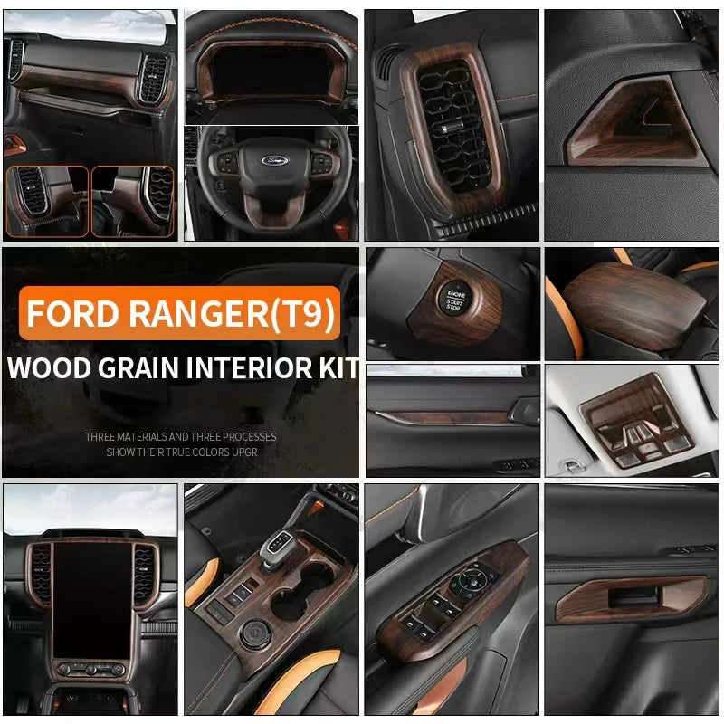 Ford Ranger Wildtrak Wood Grain Trim