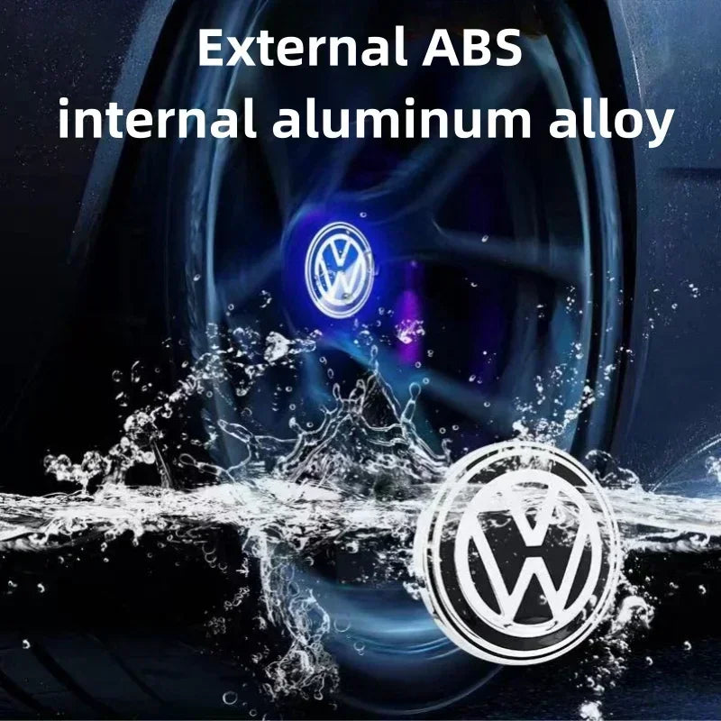 Volkswagen LED Hub Light Wheel Caps