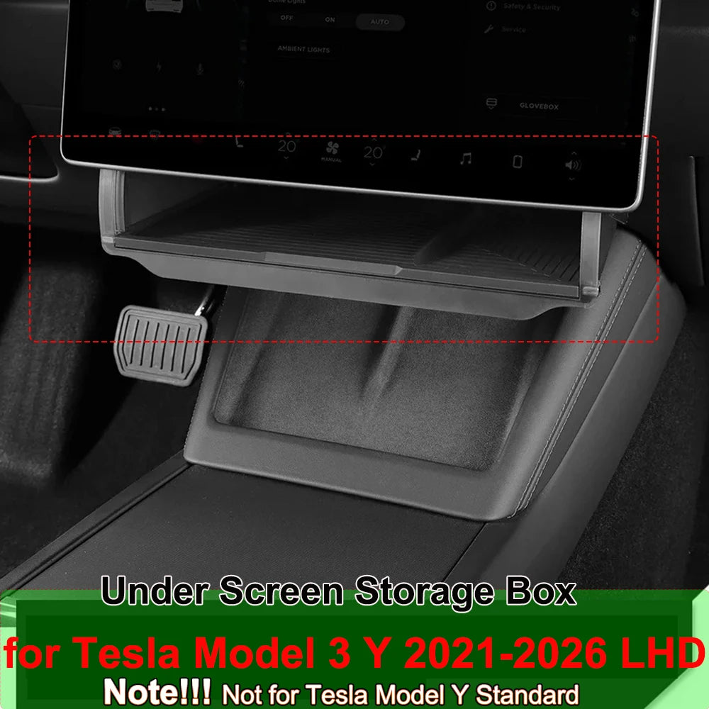 Tesla Model Y Juniper & Model 3 Highland Under-Screen Storage Box