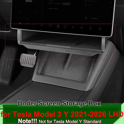 Tesla Model Y Juniper & Model 3 Highland Under-Screen Storage Box