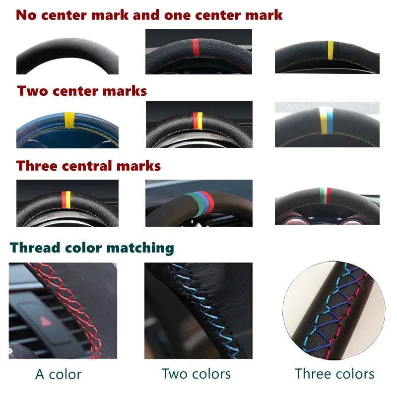 Steering Wheel Cover for Toyota RAV4 (2013–2019), Corolla (2014–2019), Auris (2013–2016), Scion iM (2016) - 