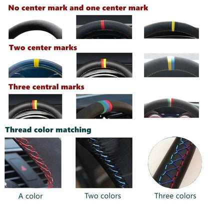 Steering Wheel Cover for Toyota RAV4 (2013–2019), Corolla (2014–2019), Auris (2013–2016), Scion iM (2016) - 